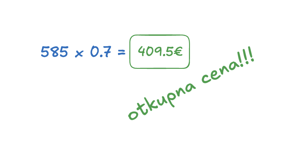 Otkupna cena proracun